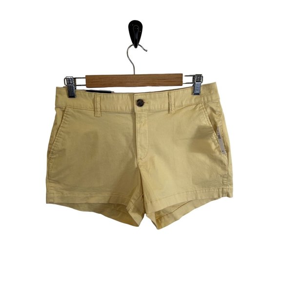 GAP Yellow Mid Rise NWT Shorts Size 2 - Picture 1 of 11